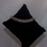 Armband Edelstahl oval, Schlaucharmband