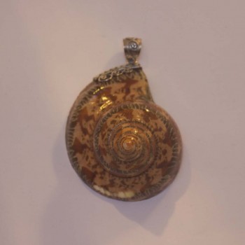 Anhänger Kegelschnecke, 925 Silber