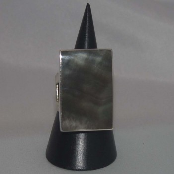 Ring Perlmutt, Perlmuttring, 925 Silber