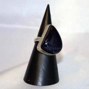 Ring Blaufluss, 925 Silber, Größe 54,5