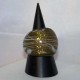 Ring Glas, Glasring, kupfer, weiß, verschiedene Größen 58,8
