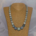 Halskette Korallen, blau, 48 cm