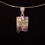 Kettenanhänger, Anhänger Amethyst Druse, 925 Silber