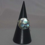 Ring Abalone, 925 Silber